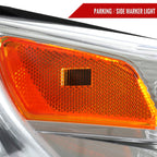 2010??‚??2015 Chevrolet Equinox Passenger Side Factory Style Headlight (Chrome Housing / Clear Lens)