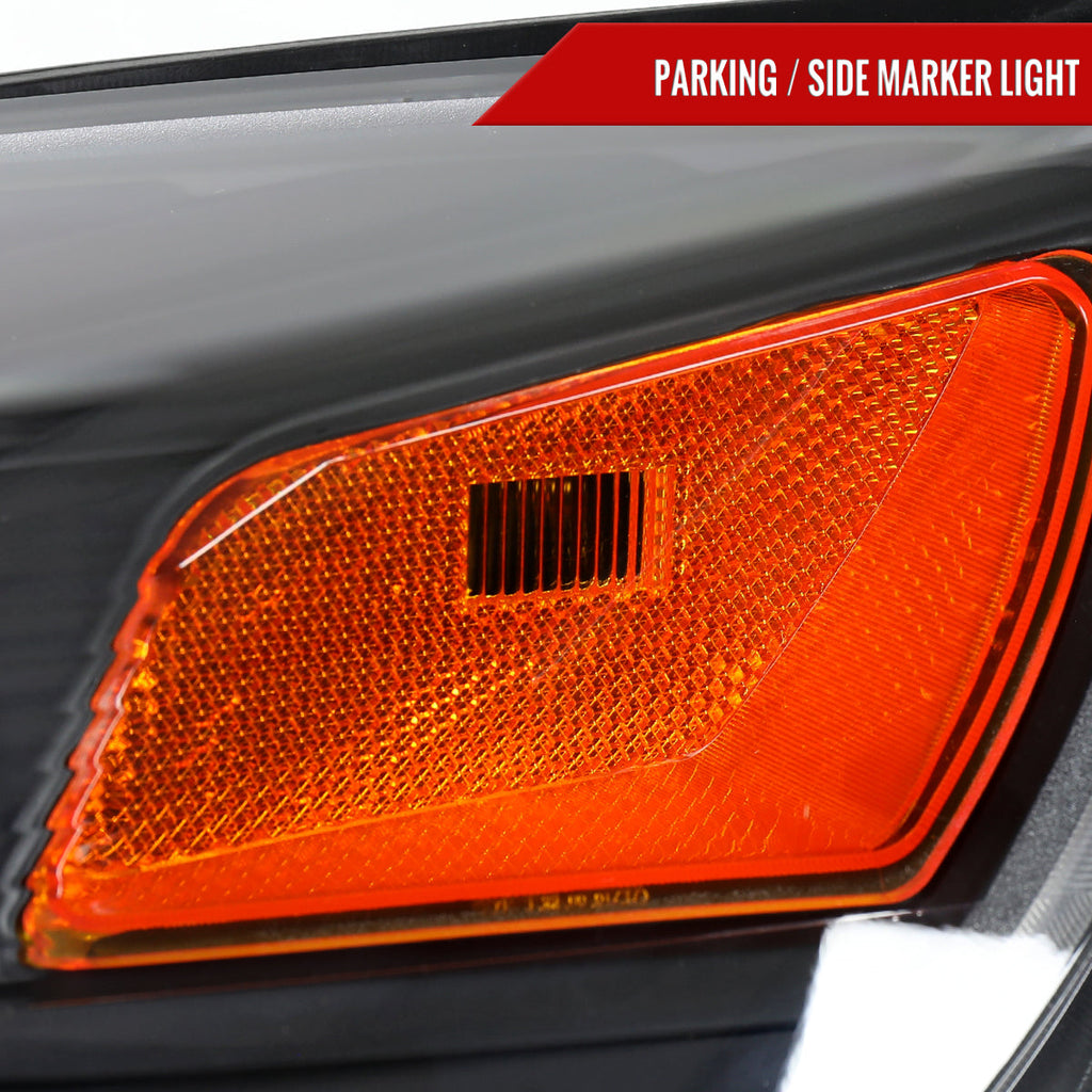 2010??‚??2015 Chevrolet Equinox Factory Style Headlights (Matte Black Housing / Clear Lens)