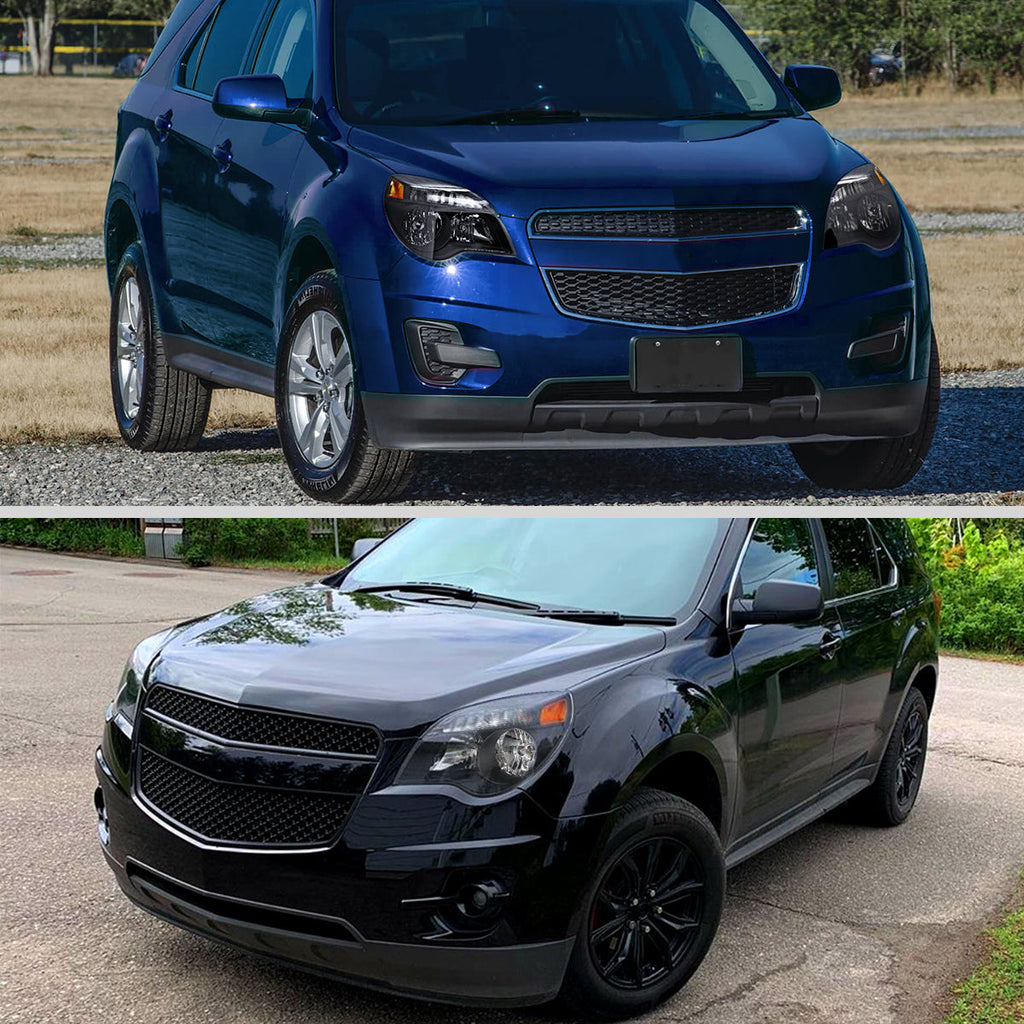 2010??‚??2015 Chevrolet Equinox Factory Style Headlights (Matte Black Housing / Clear Lens)