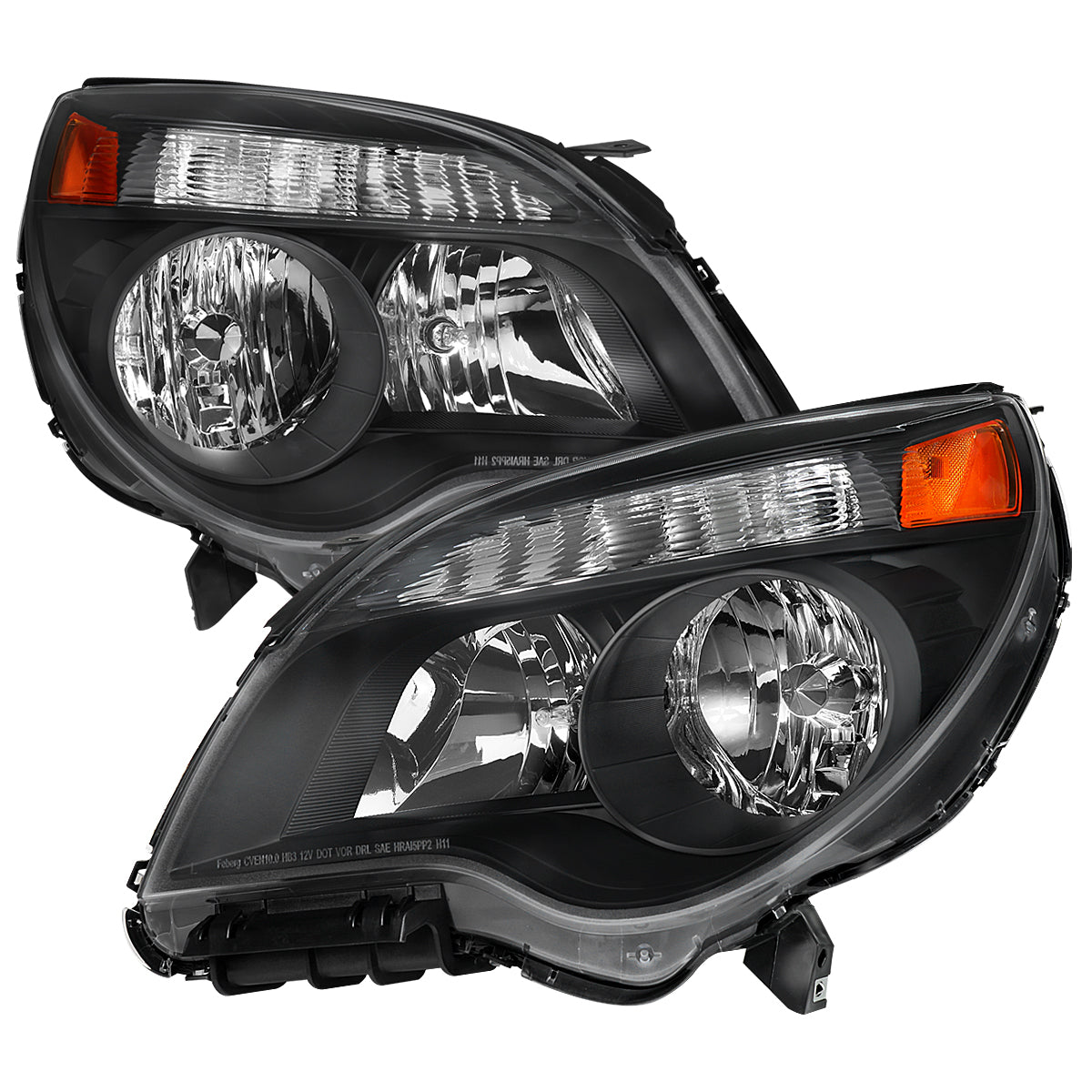 2010??‚??2015 Chevrolet Equinox Factory Style Headlights (Matte Black Housing / Clear Lens)
