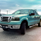 2004-2008 Ford F-150/ 2006-2008 Lincoln Mark LT LED Bar Factory Style Headlights (Chrome Housing/Smoked Lens)