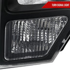 2009-2014 Ford F-150 Factory Style Headlights (Matte Black Housing/Clear Lens)