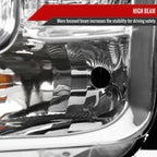 2015-2017 Ford F-150 Replacement Factory Style Headlights (Chrome Housing/Clear Lens)