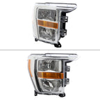 2021-2023 Ford F-150  Factory Style Headlight (Chrome Housing / Clear Lens ) - Passenger Side Only