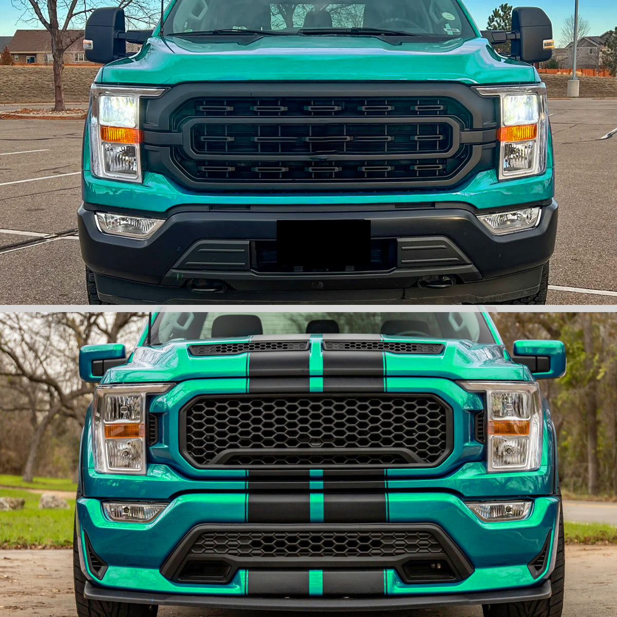 2021-2023 Ford F-150  Factory Style Headlight (Chrome Housing / Clear Lens ) - Passenger Side Only