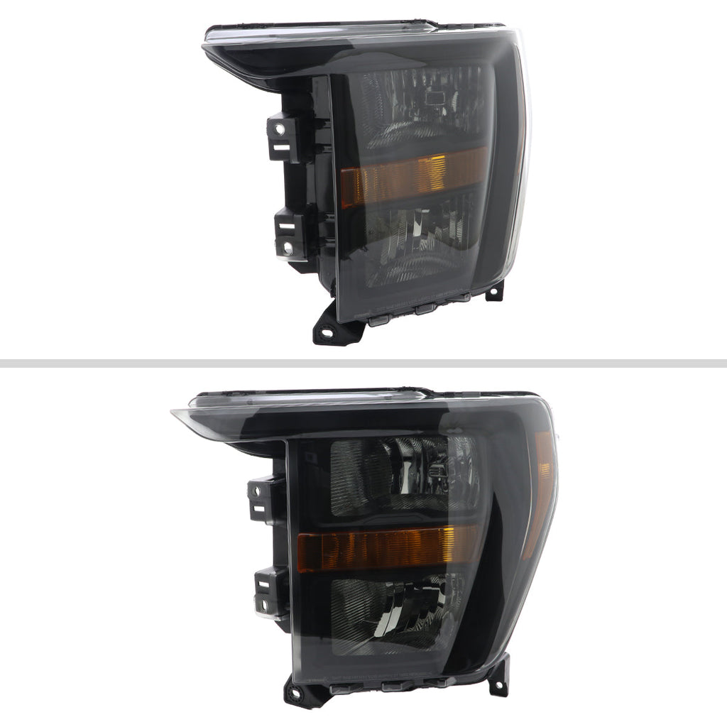 2021-2023 Ford F-150  Factory Style Headlight (Black Housing / Smoked Lens )