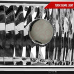2005-2007 Ford F-250/F-350/F-450/F-550/Excursion Crystal Headlights (Chrome Housing/Clear Lens)