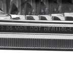 2005-2007 Ford F-250/F-350/F-450/F-550/Excursion Crystal Headlights (Chrome Housing/Clear Lens)