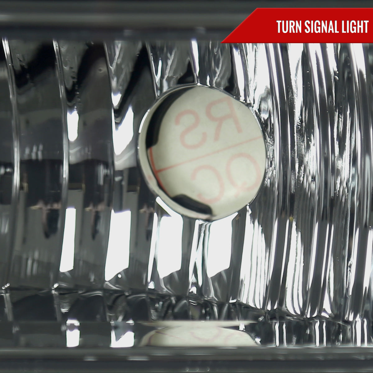 2005-2007 Ford F-250/F-350/F-450/F-550/Excursion Crystal Headlights (Chrome Housing/Somke Lens)