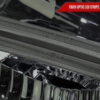 2005-2007 Ford F-250/F-350/F-450/F-550 Super Duty Dual LED C-Bar Factory Style Headlights (Chrome Housing/Smoked Lens)