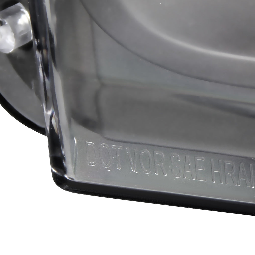 2008-2010 Ford F-250/F-350/F-450 Super Duty Factory Style Headlights w/ Amber Reflectors (Matte Black Housing/Clear Lens)