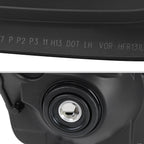 2011-2016 Ford F-250/F-350/F-450/F-550 Super Duty Factory Style Headlights w/ Amber Reflectors (Matte Black Housing/Clear Lens)