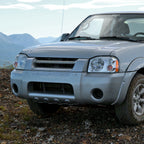 2001-2004 Nissan Frontier XE Factory Style Headlights (Chrome Housing/Clear Lens)