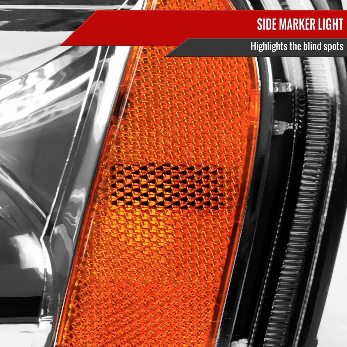 2001-2004 Nissan Frontier XE Factory Style Headlights (Chrome Housing/Clear Lens)