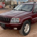 1999-2004 Jeep Grand Cherokee Factory Style Dual LED Bar Headlights (Chrome Housing/Clear Lens)