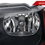 1999-2004 Jeep Grand Cherokee Factory Style Crystal Headlights (Matte Black Housing/Clear Lens)