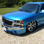 2001-2006 GMC Yukon Denali / XL LED Bar Factor Headlights (Matte Black Housing/Clear Lens)