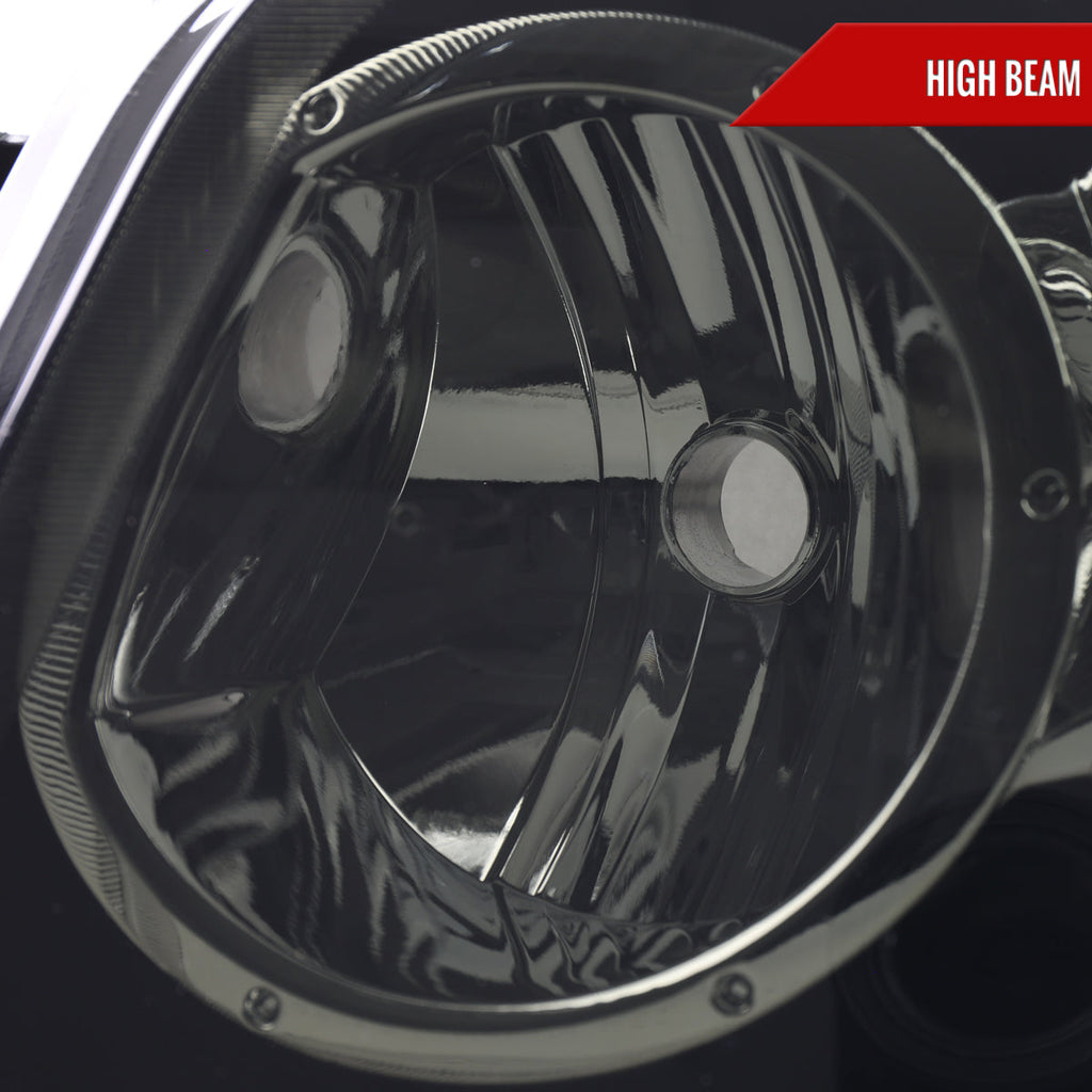 2001-2003 Toyota Highlander Factory Style Headlights (Chrome Housing/Smoked Lens)