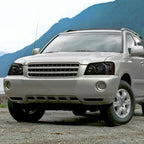 2001-2003 Toyota Highlander Factory Style Headlights (Chrome Housing/Smoked Lens)