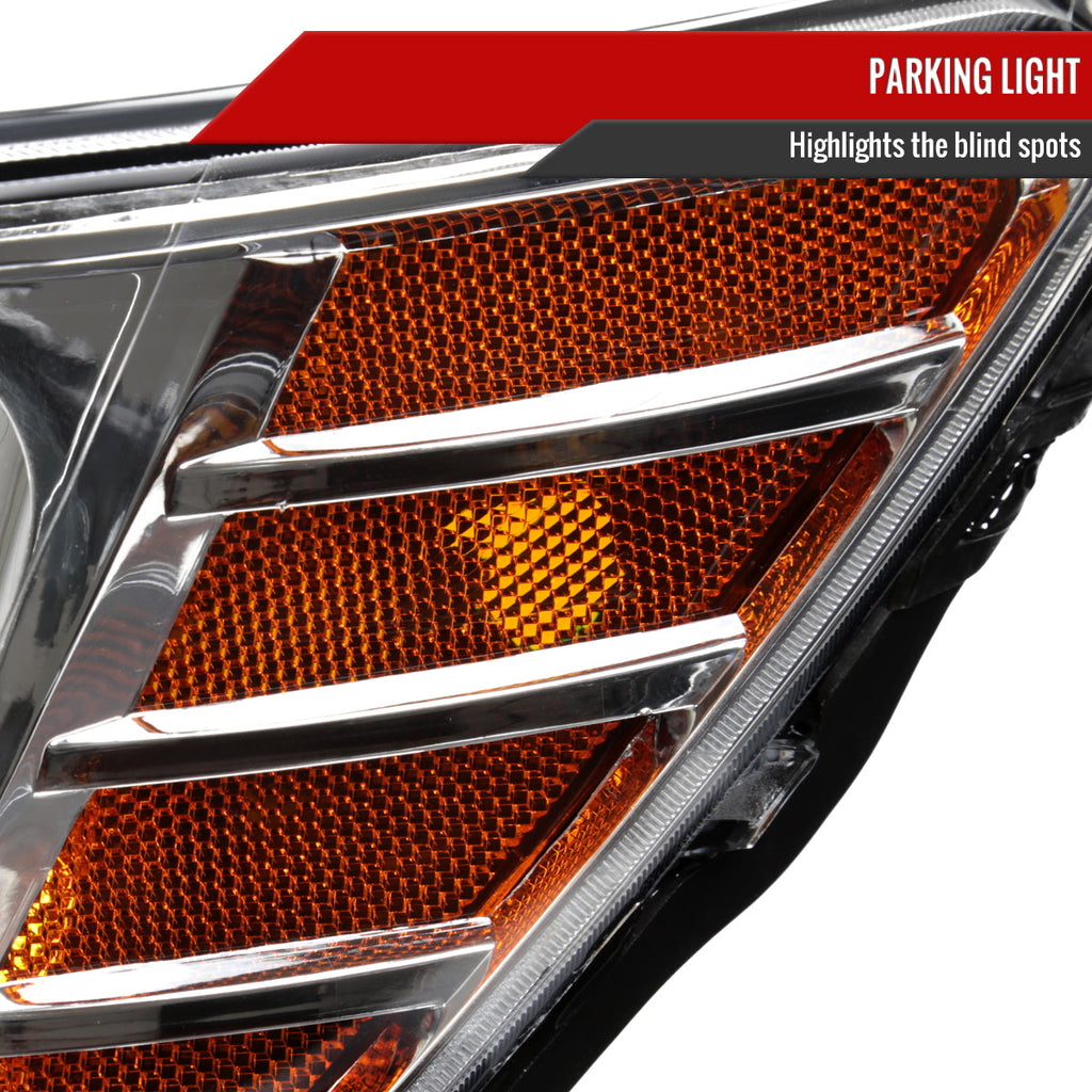 2009-2020 Dodge Journey Factory Style Headlights (Chrome Housing/Clear Lens)