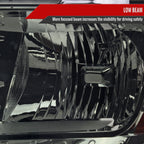 2009-2020 Dodge Journey Factory Style Headlights (Chrome Housing/Smoked Lens)