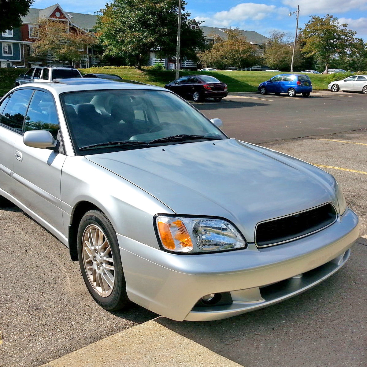 2000-2004 Subaru Legacy Brighton/2003-2006 Baja Sport Factory Style Headlights (Chrome Housing/Clear Lens)