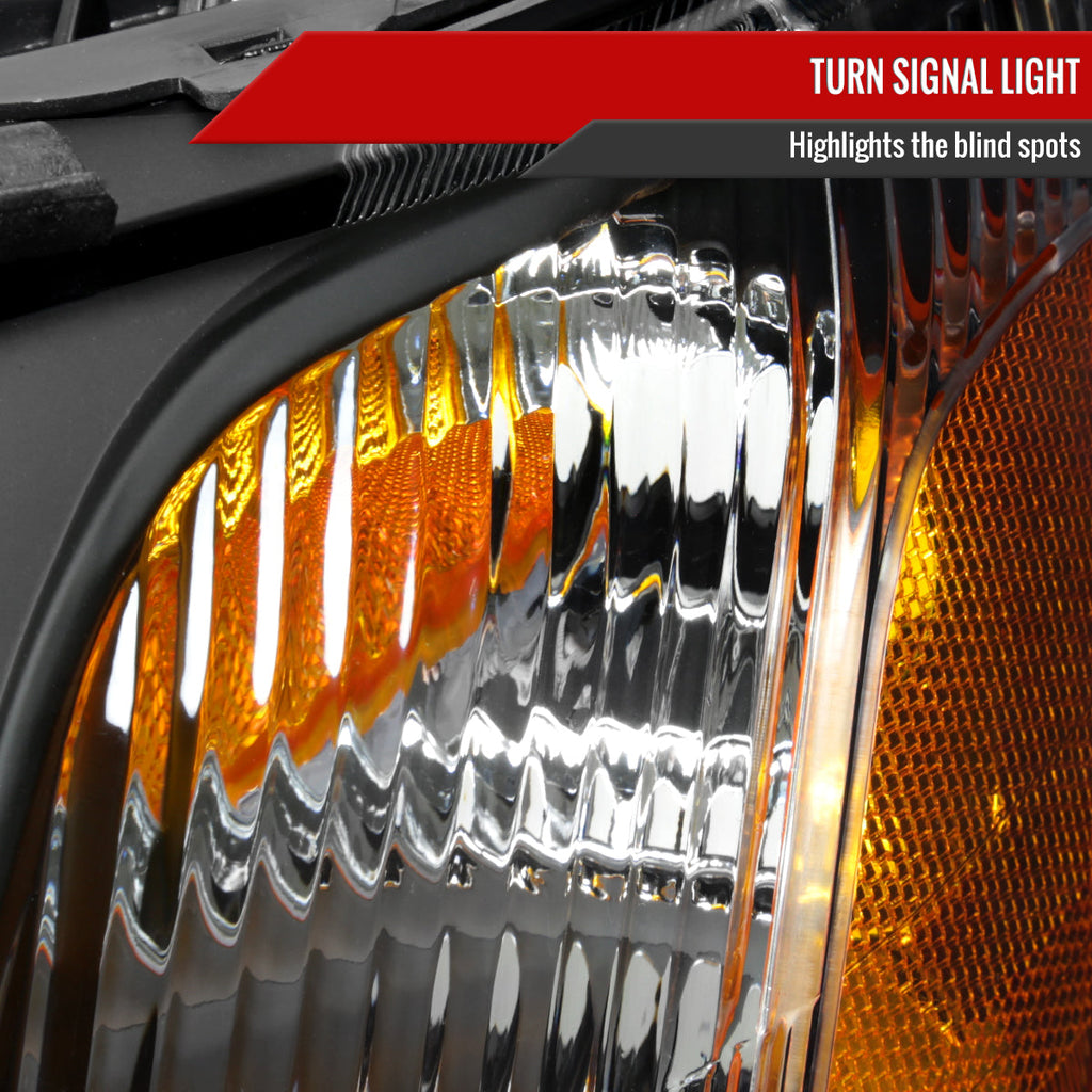2000-2004 Subaru Legacy Brighton/2003-2006 Baja Sport Factory Style Headlights (Matte Black Housing/Clear Lens)