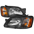 2000-2004 Subaru Legacy Brighton/2003-2006 Baja Sport Factory Style Headlights (Matte Black Housing/Clear Lens)