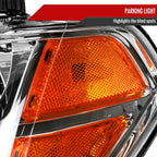 2005-2008 Nissan Frontier/2005-2006 Pathfinder Factory Style Headlights (Chrome Housing/Clear Lens)