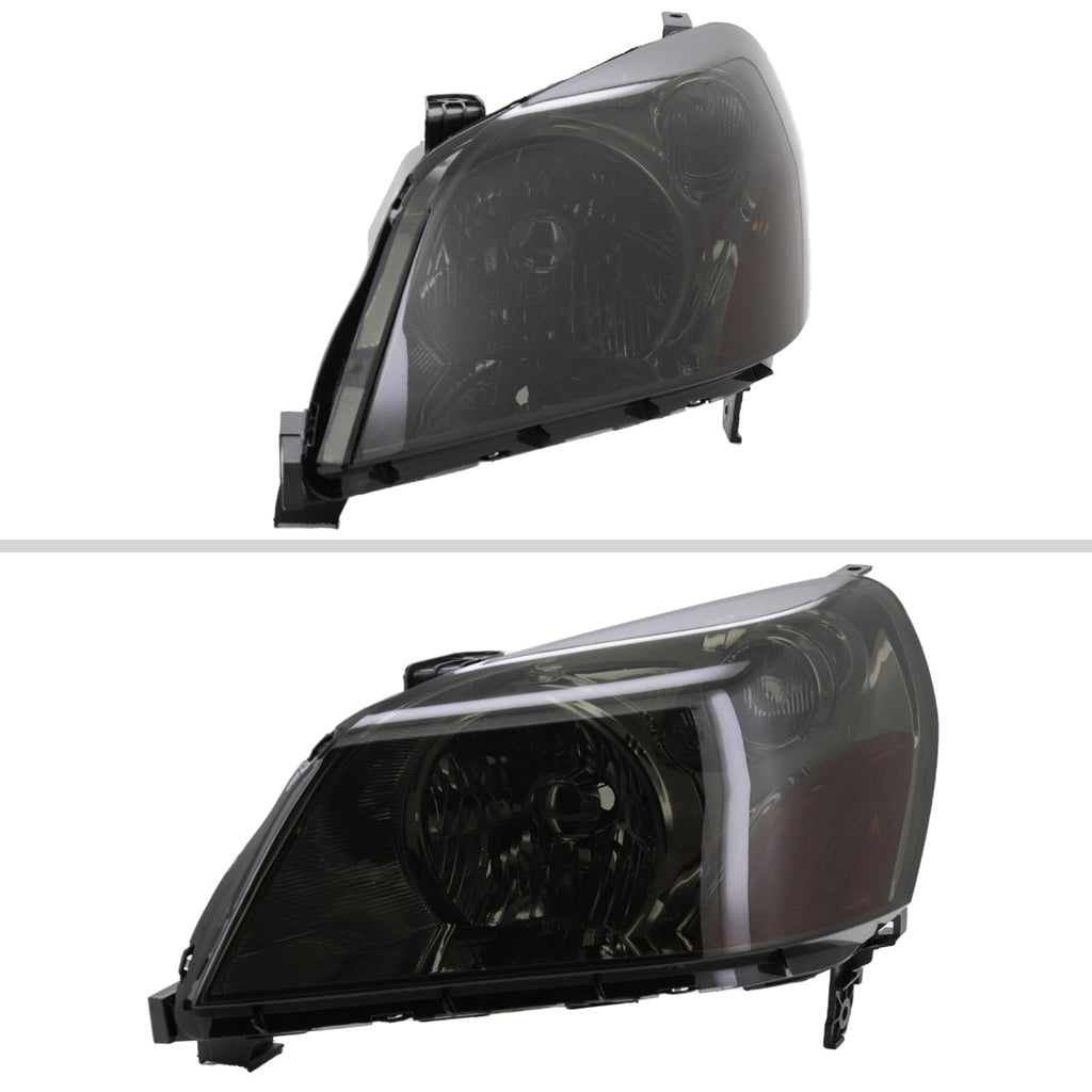 2003-2005 Honda Pilot Factory Style Headlight (Chrome Housing/Smoked Lens)