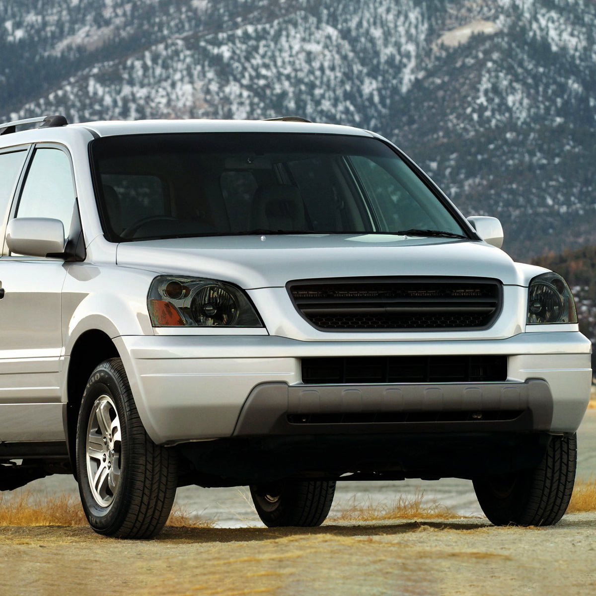 2003-2005 Honda Pilot Factory Style Headlight (Chrome Housing/Smoked Lens)