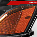 2003-2005 Honda Pilot Factory Style Headlight (Matte Black Housing/Clear Lens)