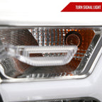 2019-2024 Dodge RAM 1500 Animated LED Bar Factory Style Headlights (Chrome Housing/Clear Lens)