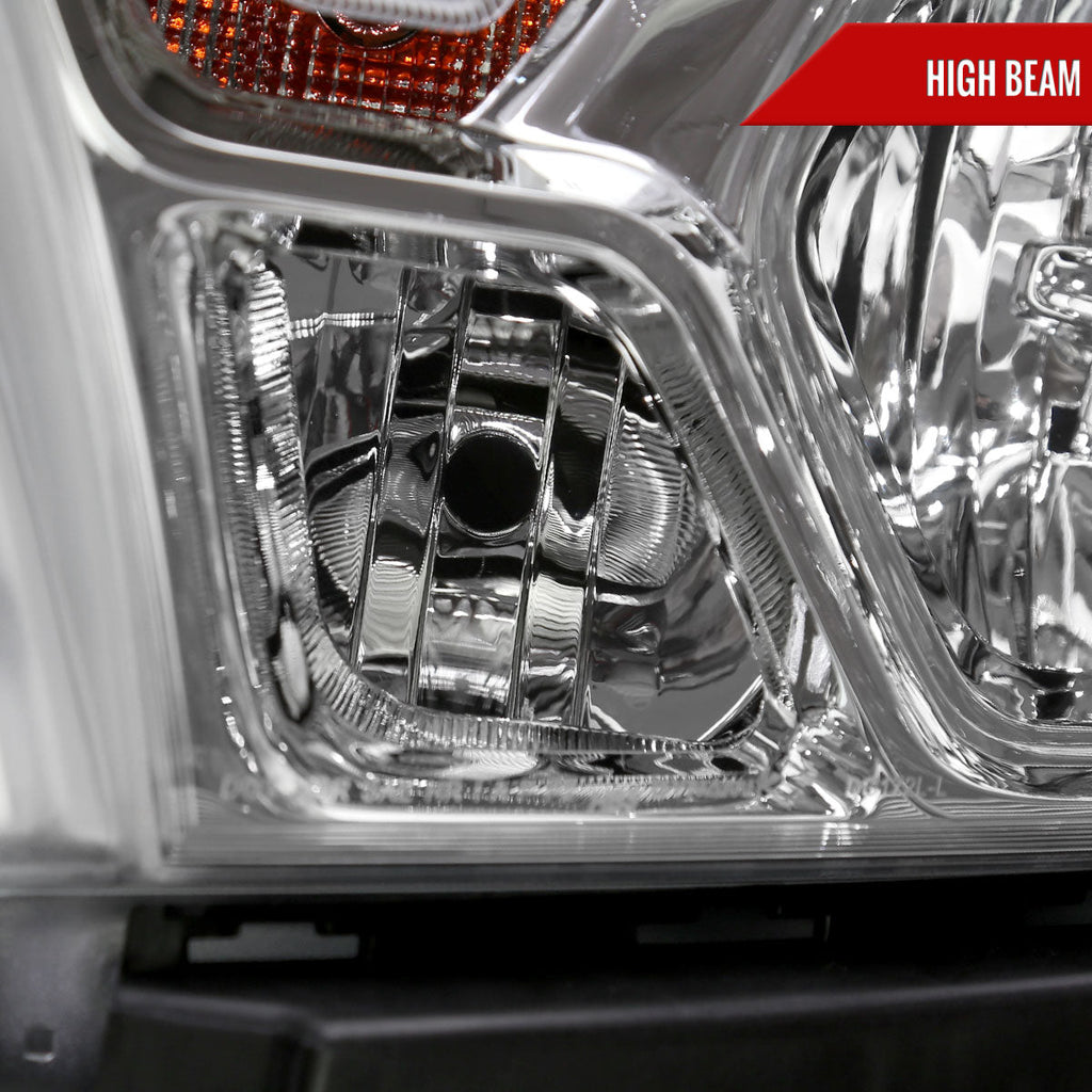 2019-2024 Dodge Ram 1500 Factory Style Crystal Headlight - Driver Side Only (Chrome Housing / Clear Lens)
