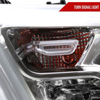 2019-2024 Dodge Ram 1500 Factory Style Crystal Headlight - Driver Side Only (Chrome Housing / Clear Lens)