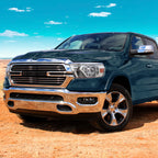 2019-2024 Dodge Ram 1500 Factory Style Crystal Headlight - Driver Side Only (Chrome Housing / Clear Lens)