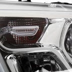 2019-2024 Dodge RAM 1500 Factory Style Headlights with Amber Reflectors (Chrome Housing/Clear Lens)
