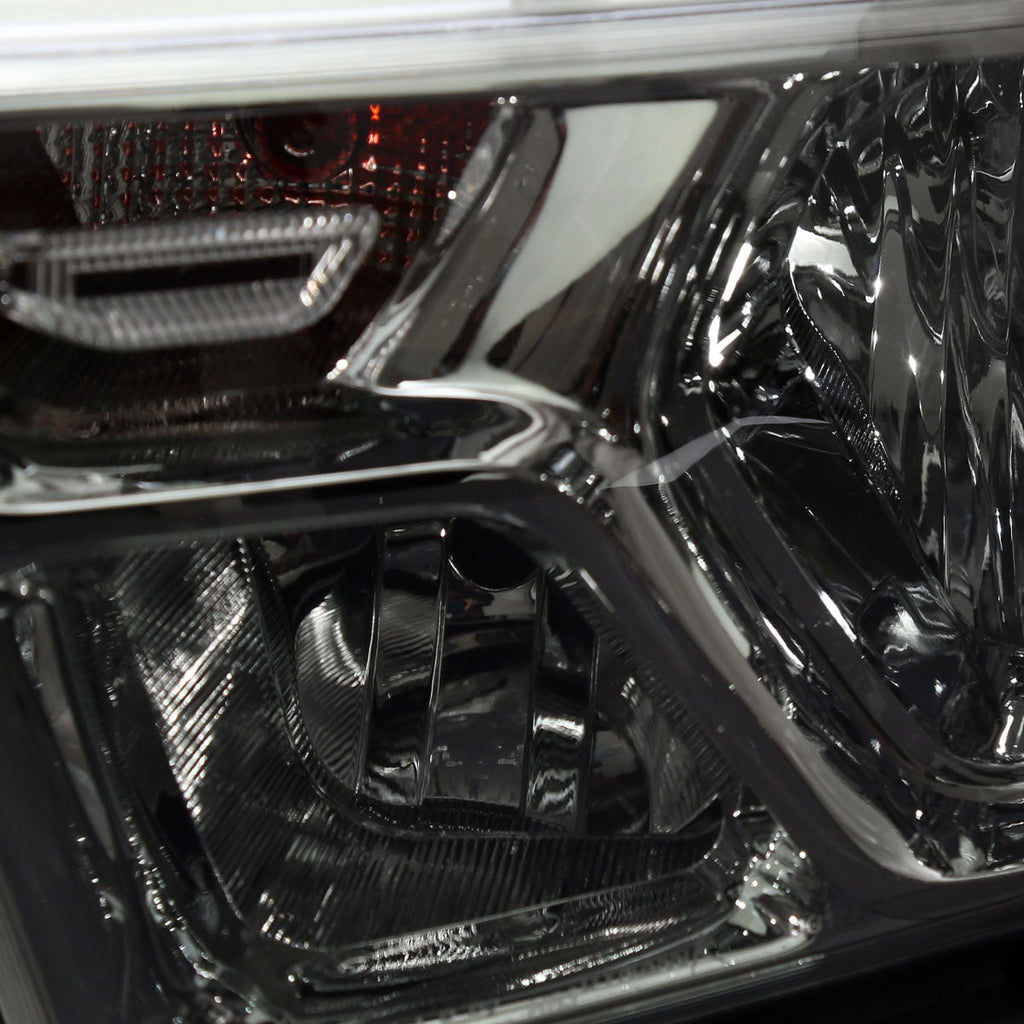 2019-2024 Dodge RAM 1500 Factory Style Headlights with Amber Reflectors (Chrome Housing/Smoked Lens)