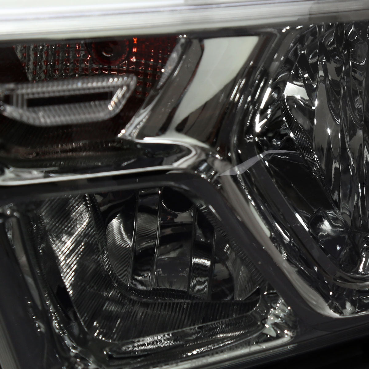2019-2024 Dodge RAM 1500 Factory Style Headlights with Amber Reflectors (Chrome Housing/Smoked Lens)