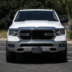 2019-2024 Dodge RAM 1500 Animated LED Bar Factory Style Headlights (Matte Black Housing/Clear Lens)
