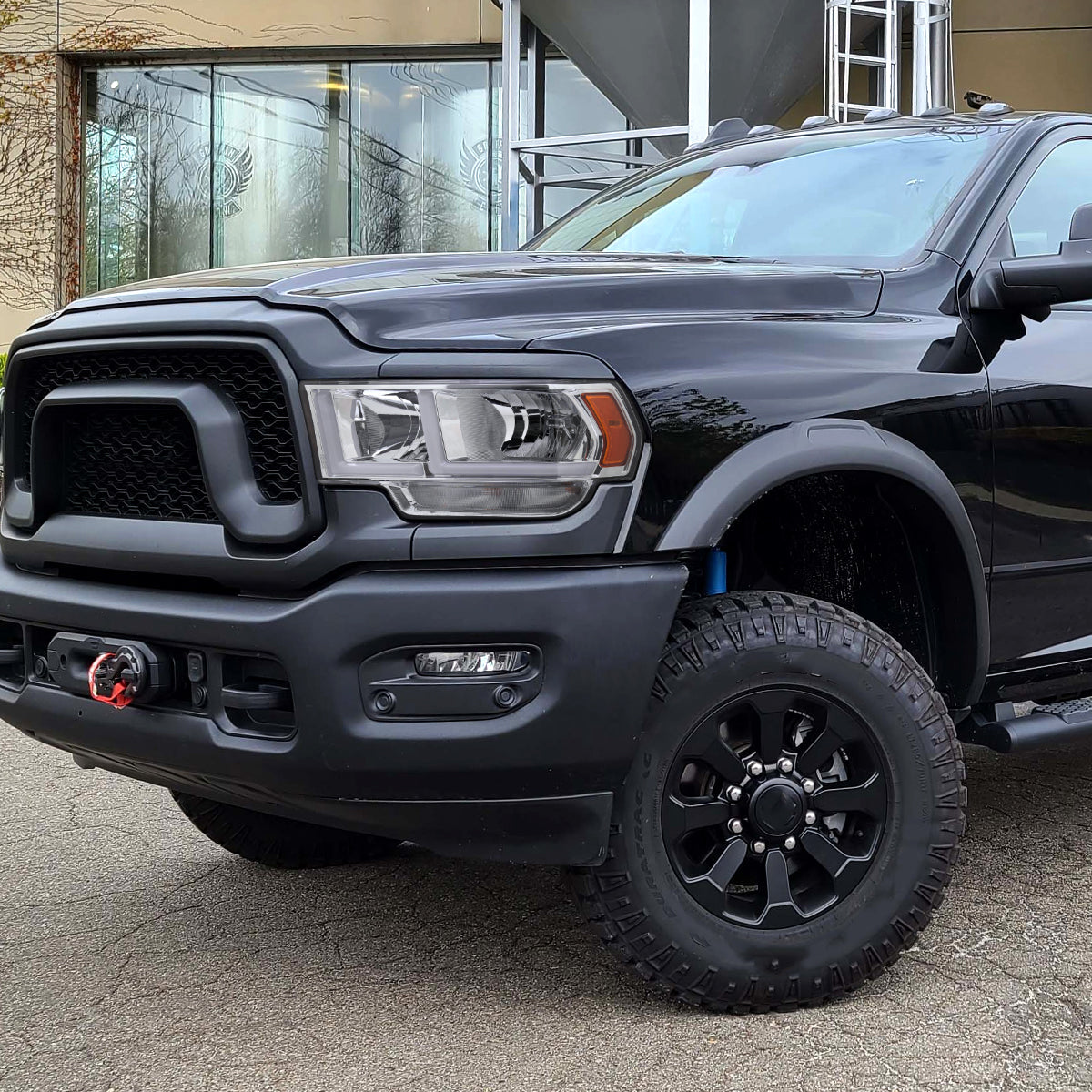 2019-2024 Dodge RAM 2500/3500/4500/5500 LED Bar Factory Style Headlights (Chrome Housing/Clear Lens)