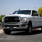 2019-2024 Dodge Ram 2500 3500 Factory Style Crystal Headlight - Driver Side Only (Chrome Housing / Clear Lens)