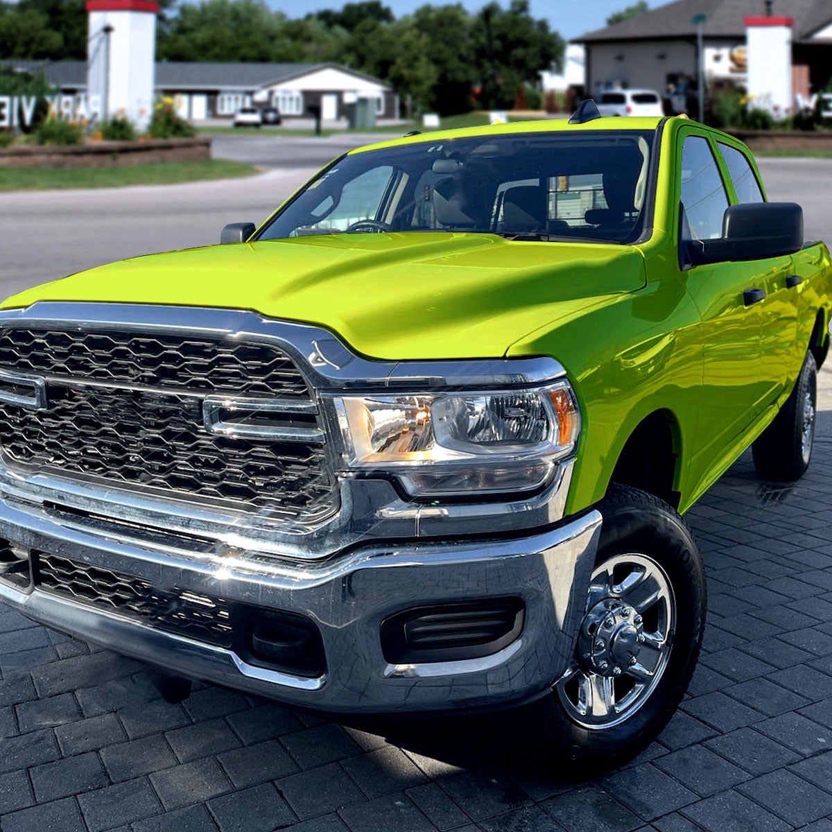 2019-2024 Dodge Ram 2500 3500 Factory Style Crystal Headlight - Driver Side Only (Chrome Housing / Clear Lens)