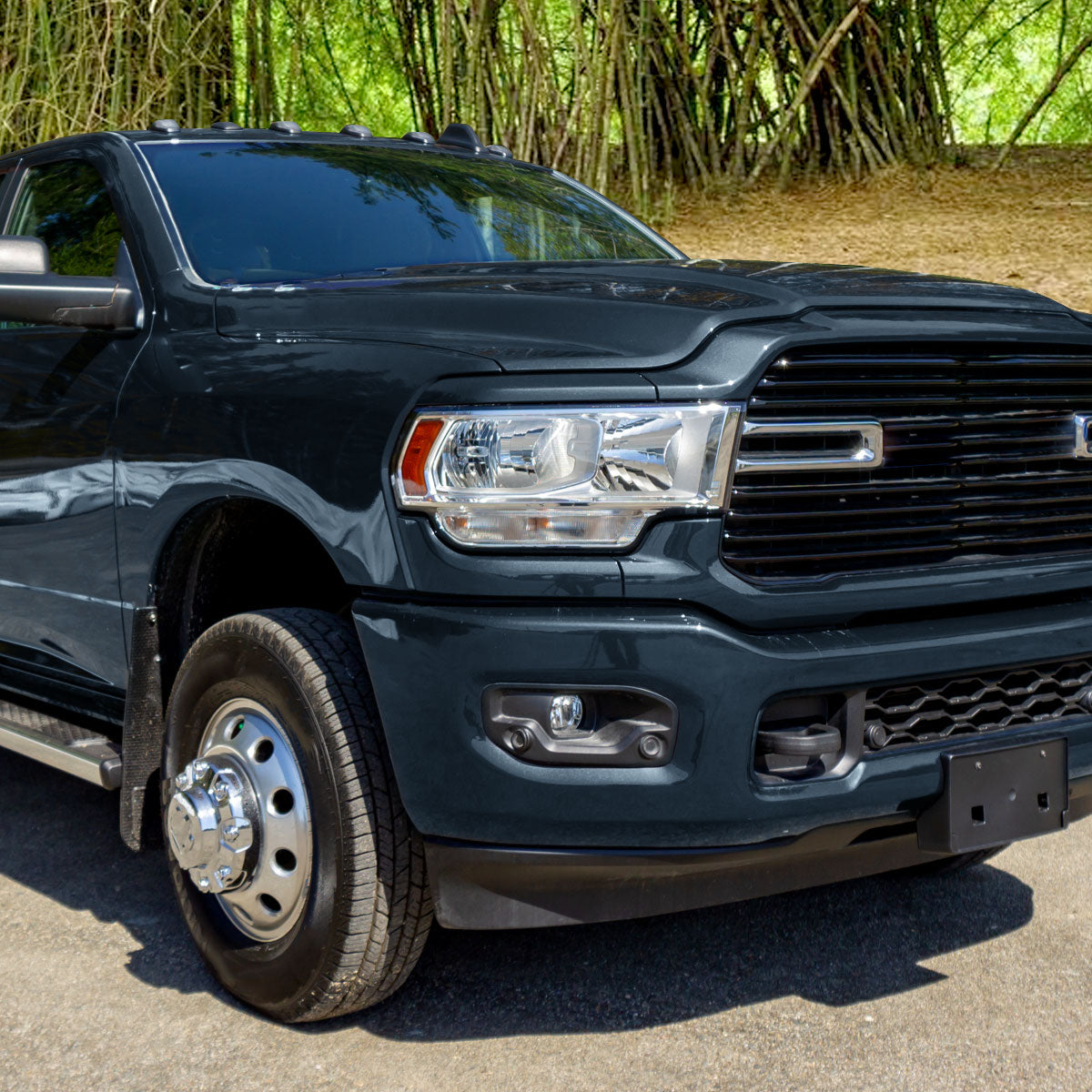 2019-2024 Dodge Ram 2500 3500 Factory Style Crystal Headlight - Passenger Side Only (Chrome Housing / Clear Lens)