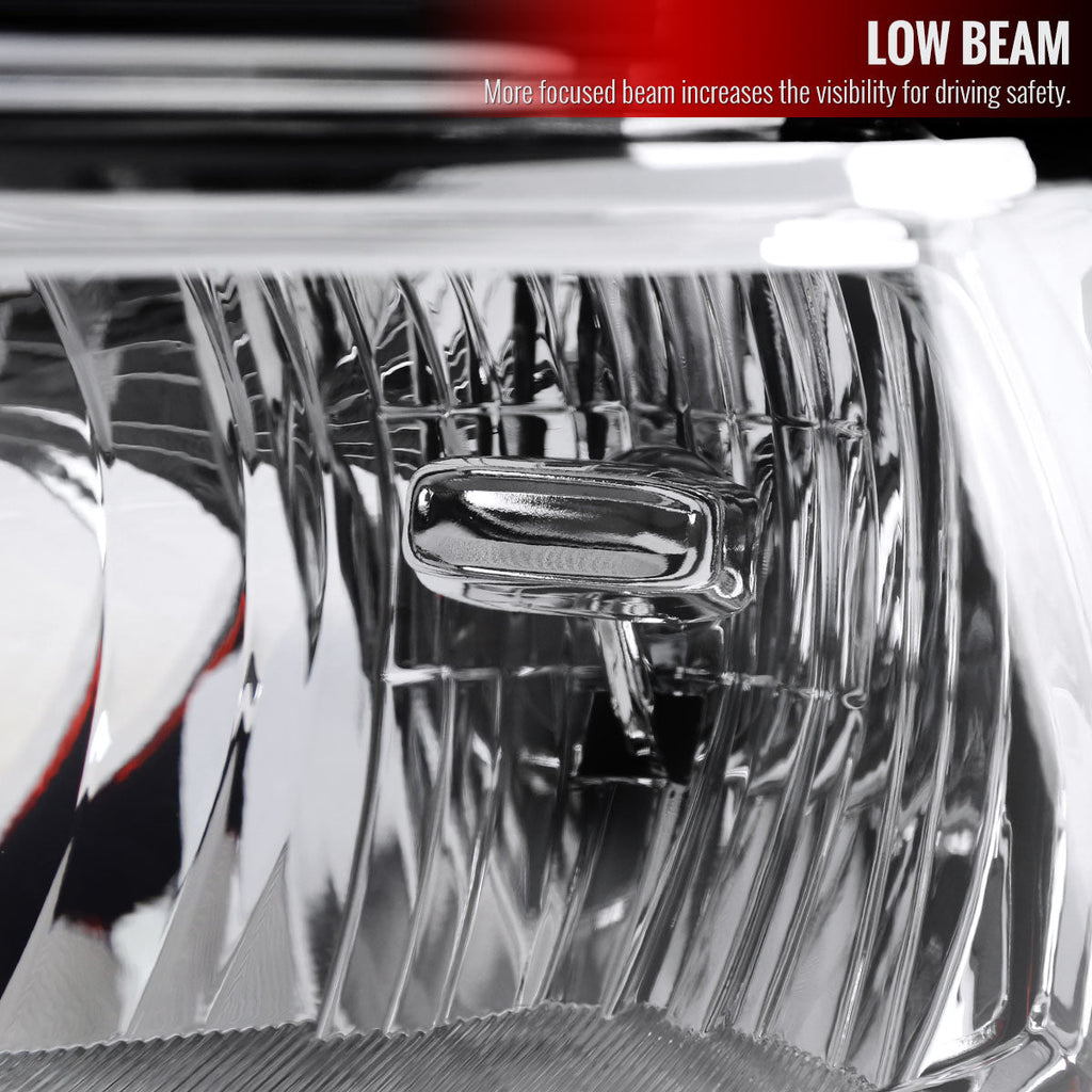 2019-2024 Dodge RAM 2500/3500/4500/5500 Factory Style Headlights (Chrome Housing/Clear Lens)