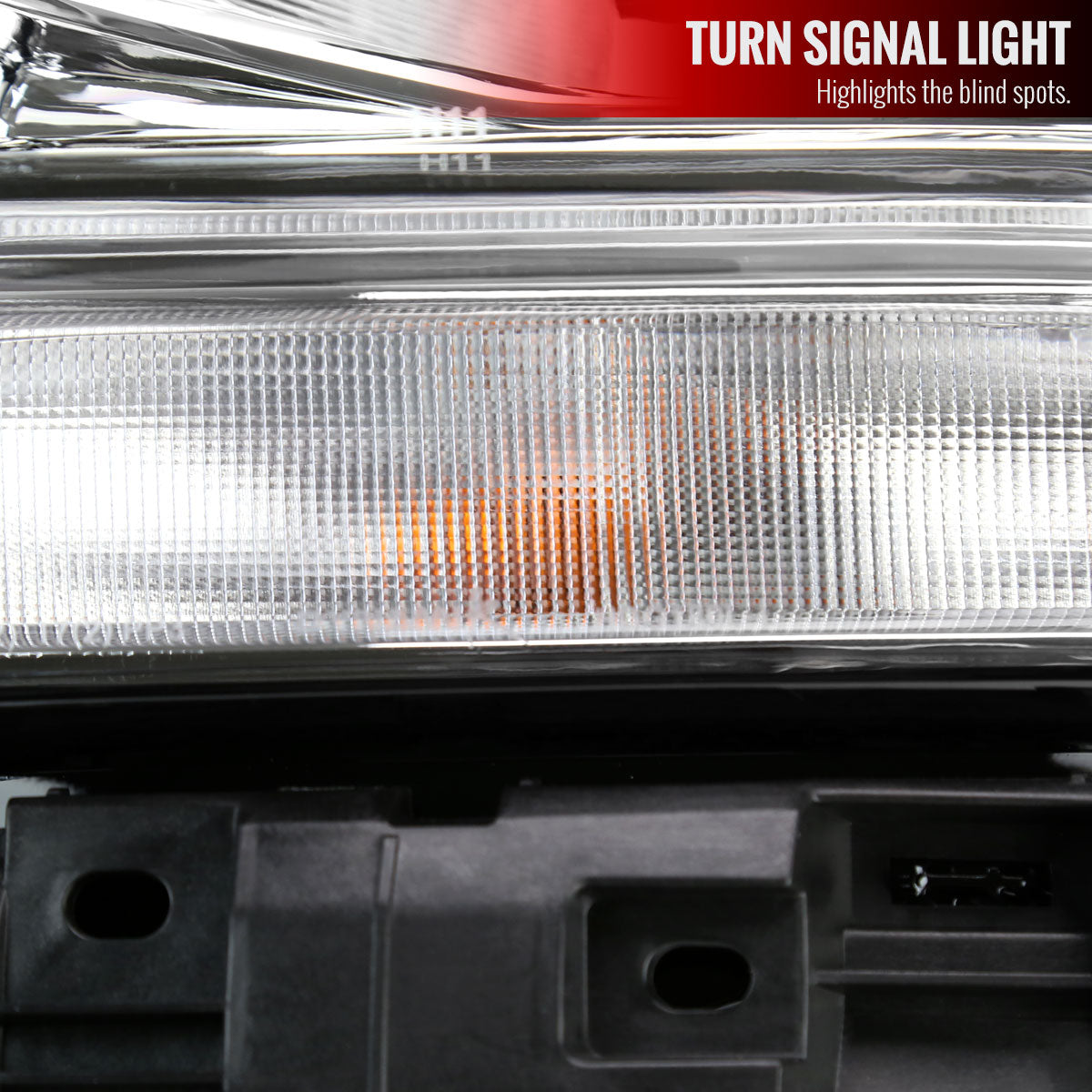 2019-2024 Dodge RAM 2500/3500/4500/5500 Factory Style Headlights (Chrome Housing/Clear Lens)