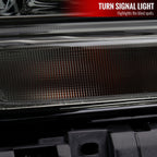 2019-2024 Dodge RAM 2500/3500/4500/5500 Factory Style Headlights (Chrome Housing/Smoked Lens)