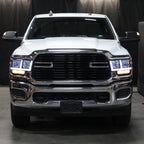 2019-2024 Dodge RAM 2500/3500/4500/5500 LED Bar Factory Style Headlights (Matte Black Housing/Clear Lens)