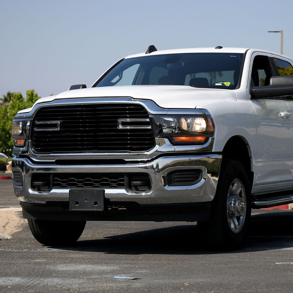 2019-2024 Dodge Ram 2500 3500 Factory Style Crystal Headlight - Driver Side Only (Black Housing / Clear Lens)
