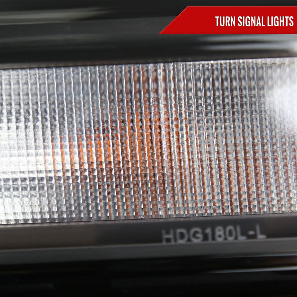 2019-2024 Dodge Ram 2500 3500 Factory Style Crystal Headlight - Driver Side Only (Black Housing / Clear Lens)
